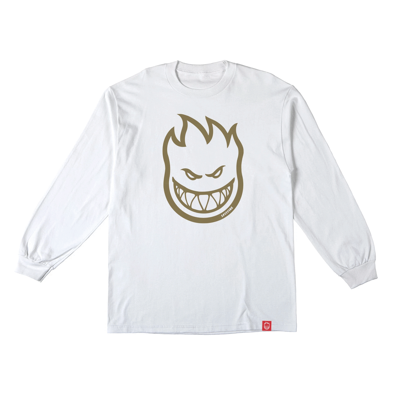 Spitfire Bighead Shirt LS White Gold