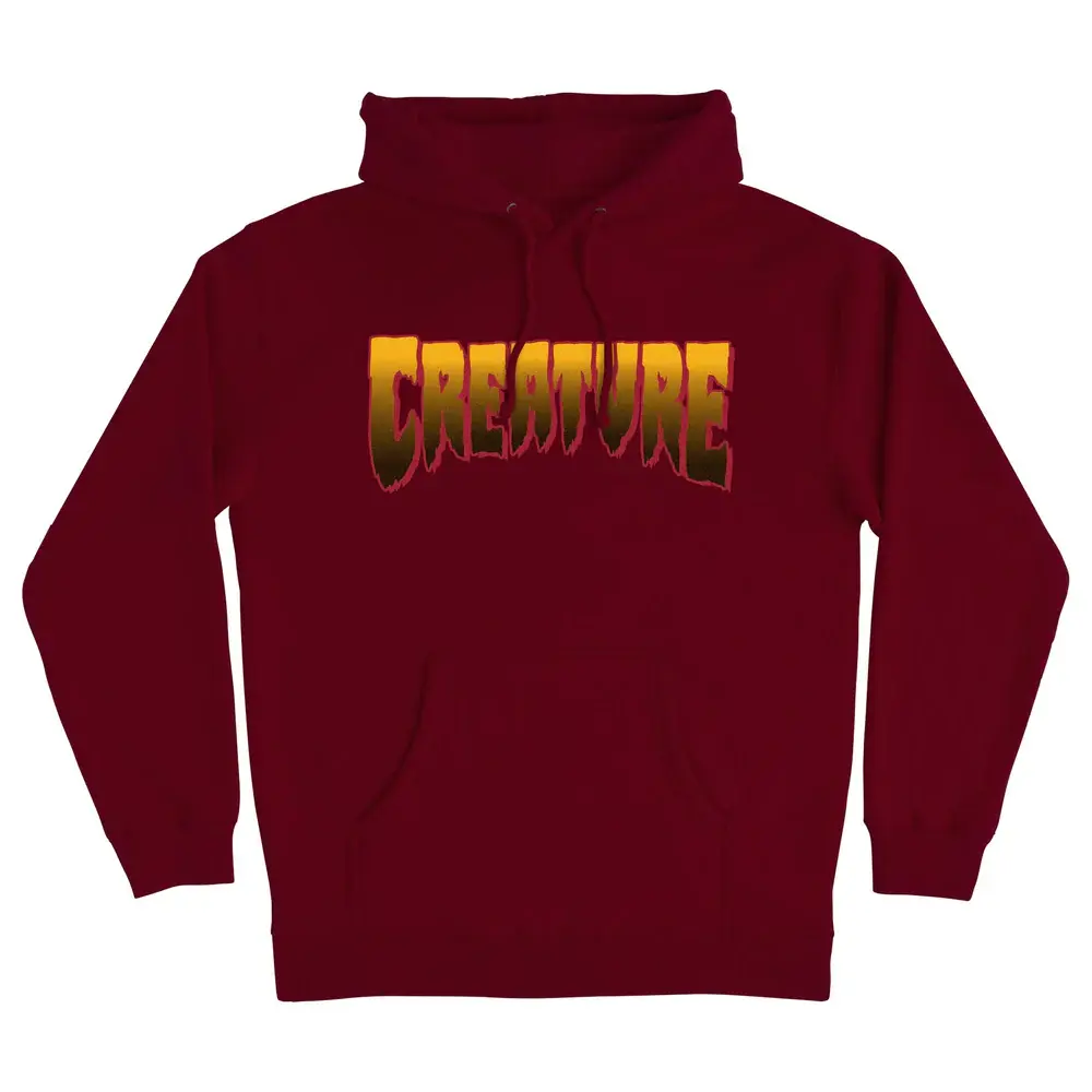 Creature Logo Hood HW Maroon