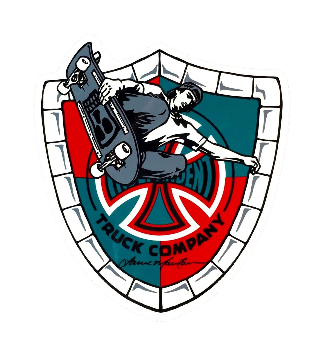 Independent Montain Sticker 13x11.5 cm