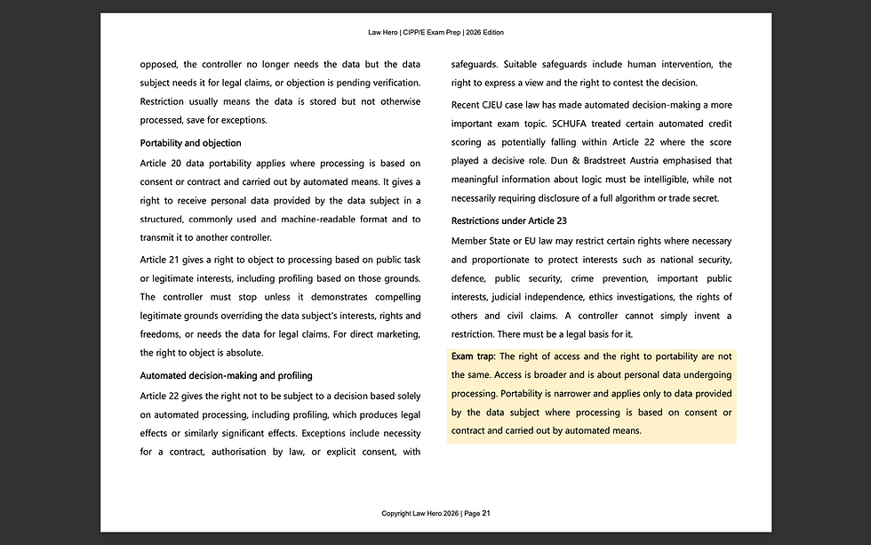 Thumbnail: IAPP CIPP/E Playbook 2026