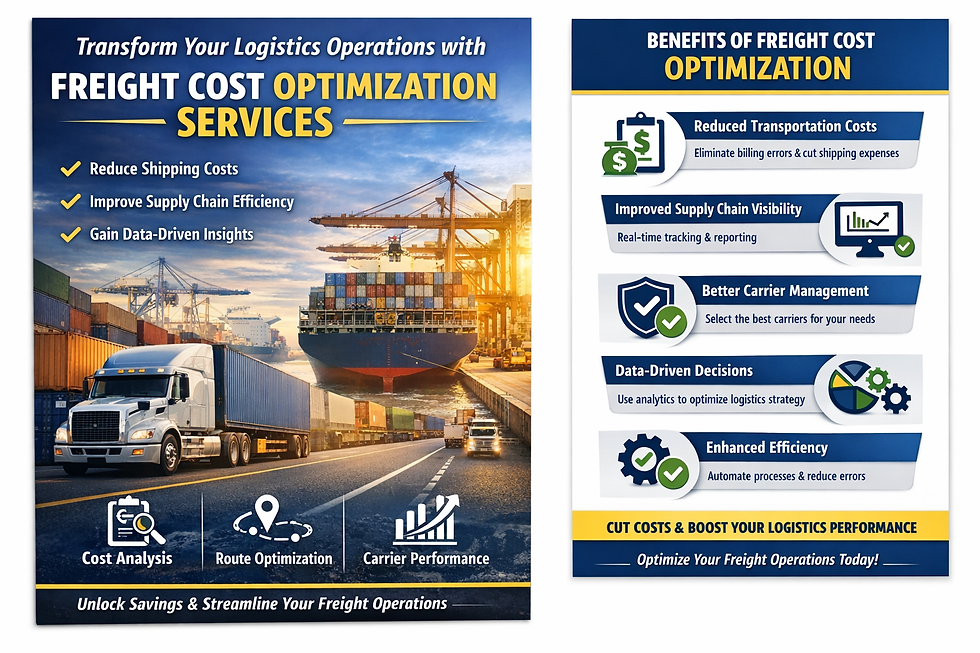 How Freight Cost Optimization Services Can Transform Your Logistics Operations