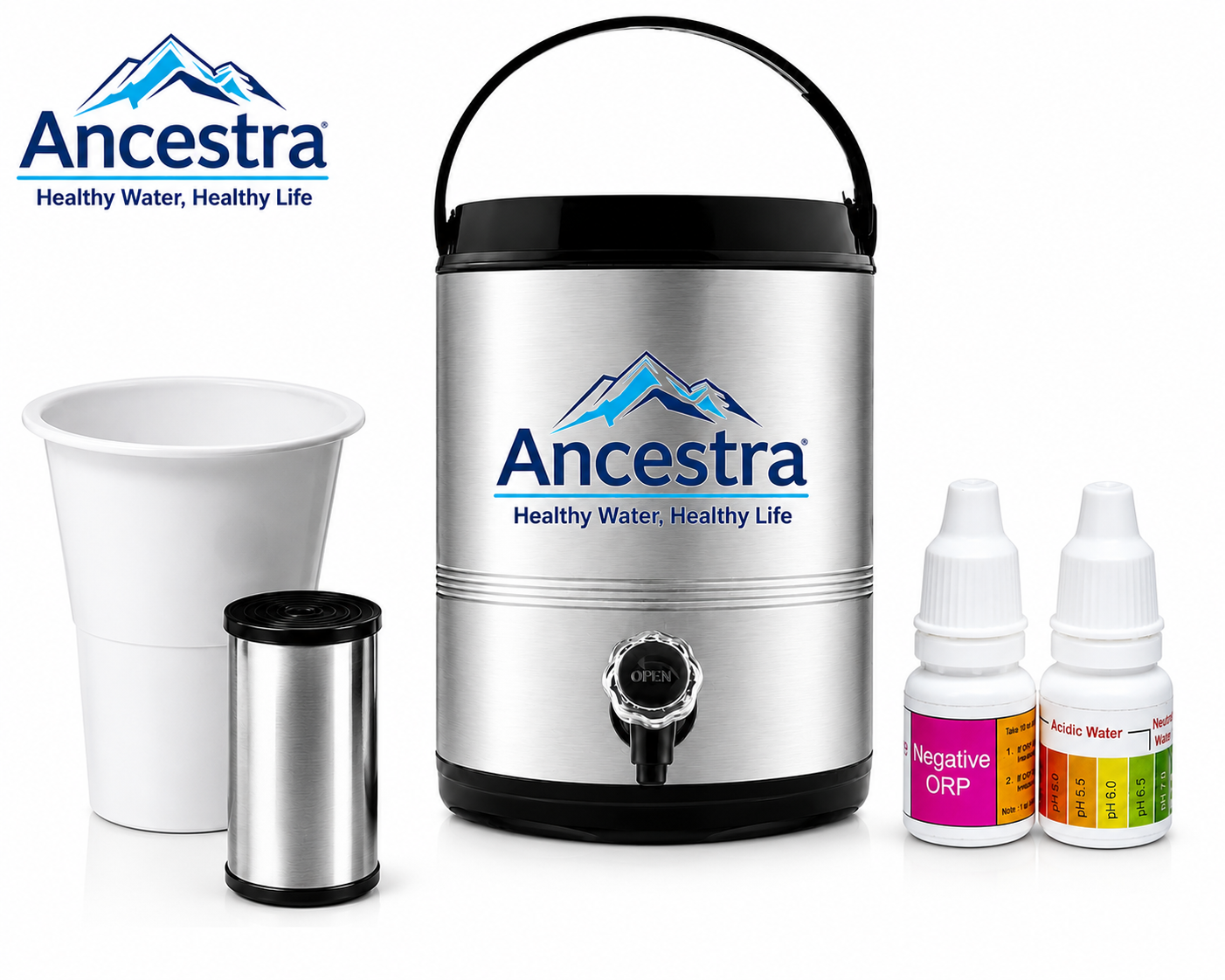 Ancestra Alkaline Water Jar 5 Litter Storage