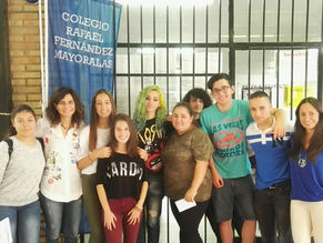 Nuestros mediadores y mediadoras visitan el alumnado de 6º de primaria del CEIP Rafael Fernández May