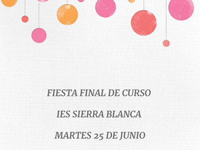Fiesta Fin de curso 2018-2019