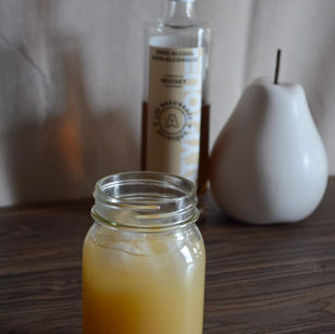 Mocktail à la poire, érable & whisky