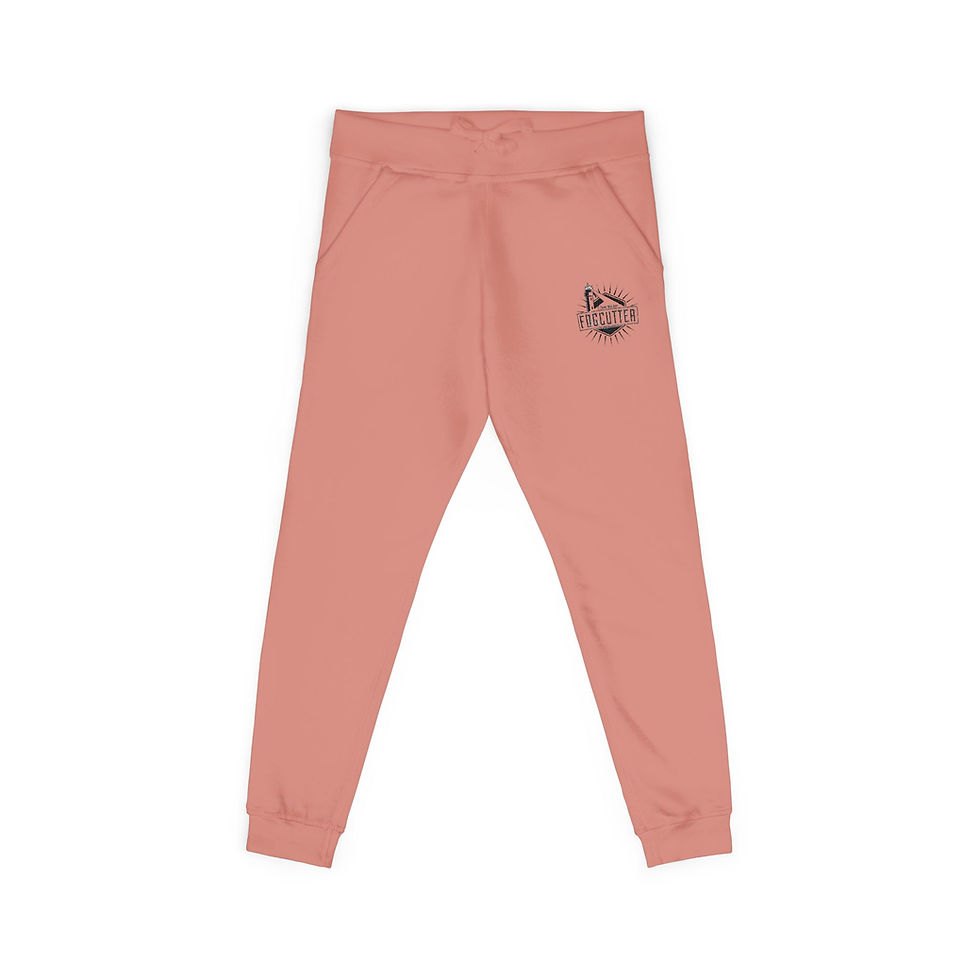 Miniatura: Embroidered Lip Kiss Sweatpants — Cozy Fleece Joggers