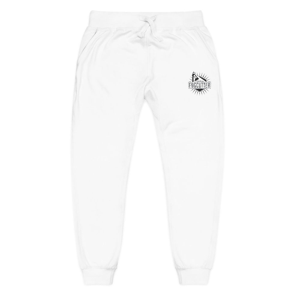 Miniatura: Embroidered Lip Kiss Sweatpants — Cozy Fleece Joggers
