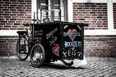 Miete Eisfahrrad für Hochzeit