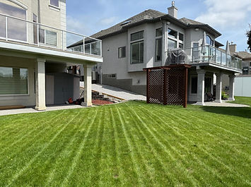 Back Lawn, Lawncare Calgary