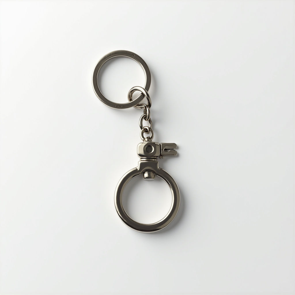 Porte Clés Métal Circuit