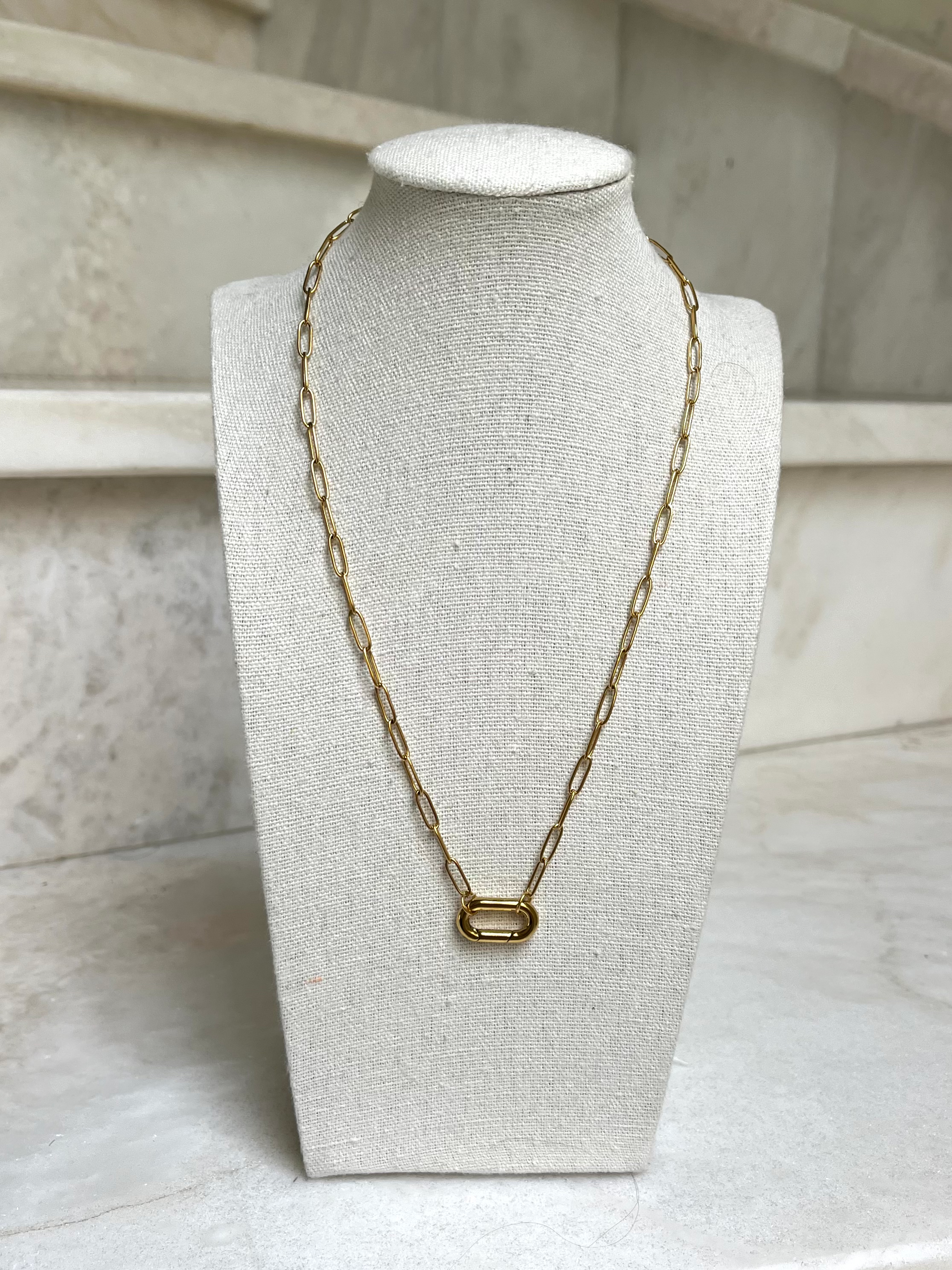 Charm Necklace Base Wide loop