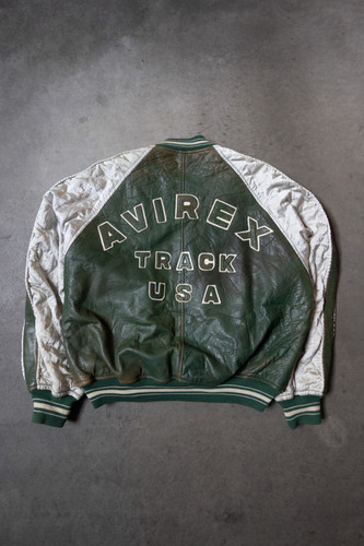 Avirex Leather Bomber Jacket 