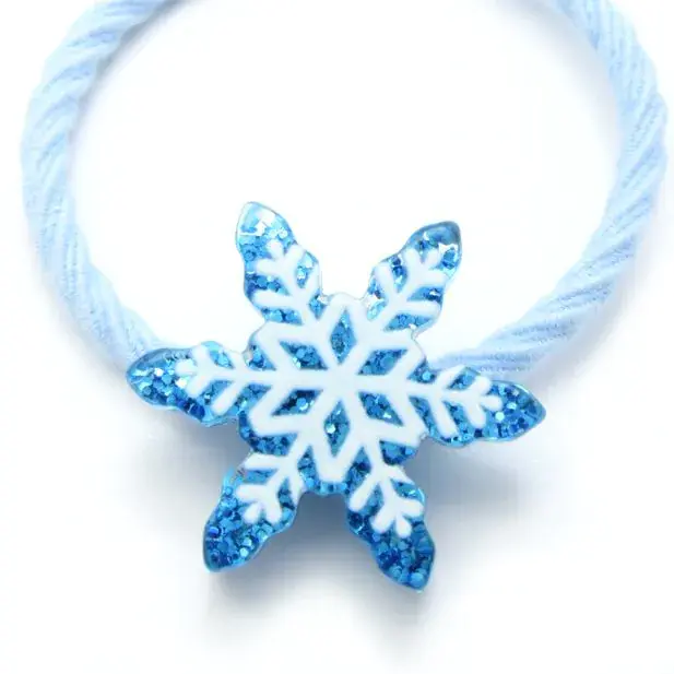 Thumbnail: Molly & Rose Snowflake Twisted Elastics