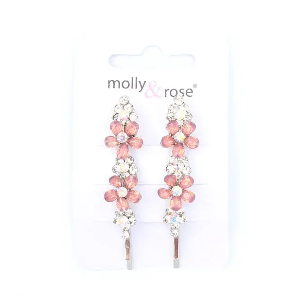 Molly & Rose Beaded Flower Grips