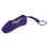 Thumbnail: So Dancer Mini Pointe Shoe Keyring Front View Purple