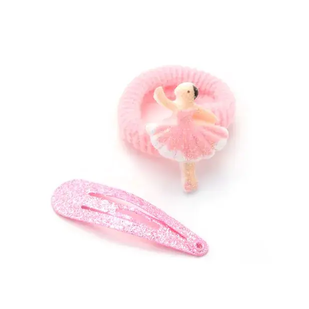 Molly & Rose Ballerina and Glitter Hair Band and Hair Slide Set