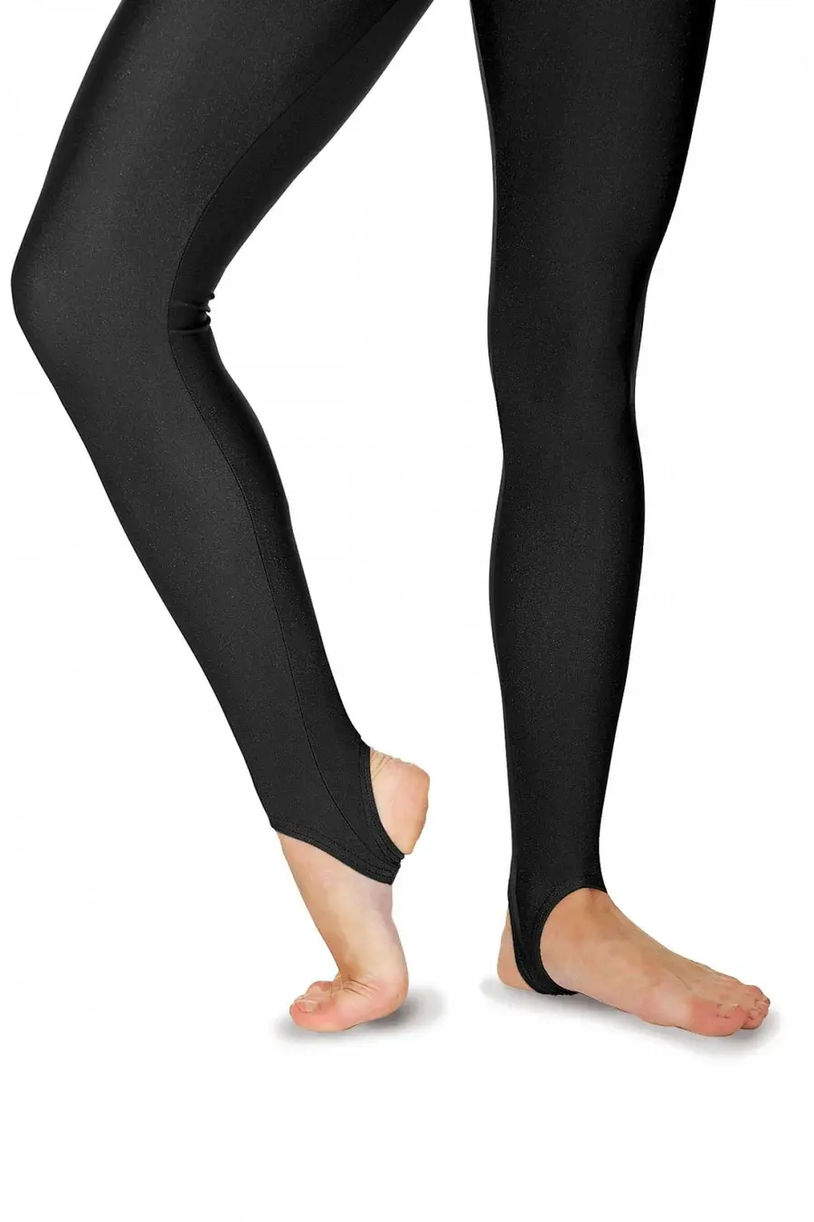 Roch Valley Black Nylon Lycra Stirrup Tights