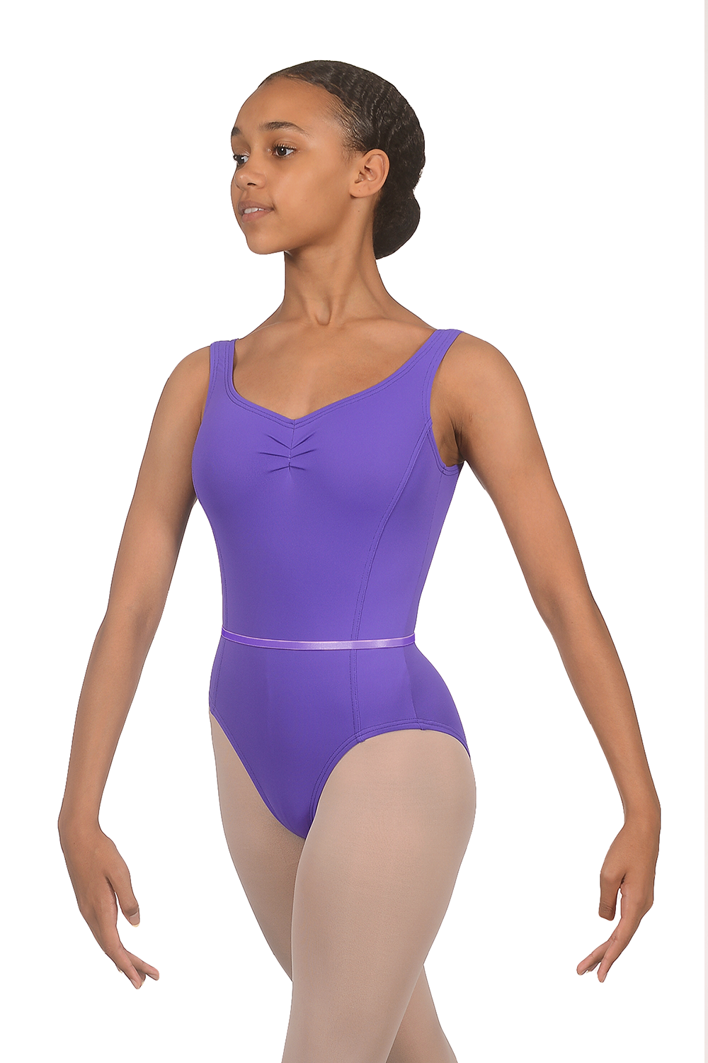 Roch Valley Elizabeth Microfibre Lavender Sleeveless Leotard