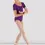 Thumbnail: Bloch CL5402 Short Sleeve Round Neck Leotard