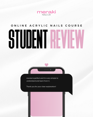 student work at Meraki Nails UK