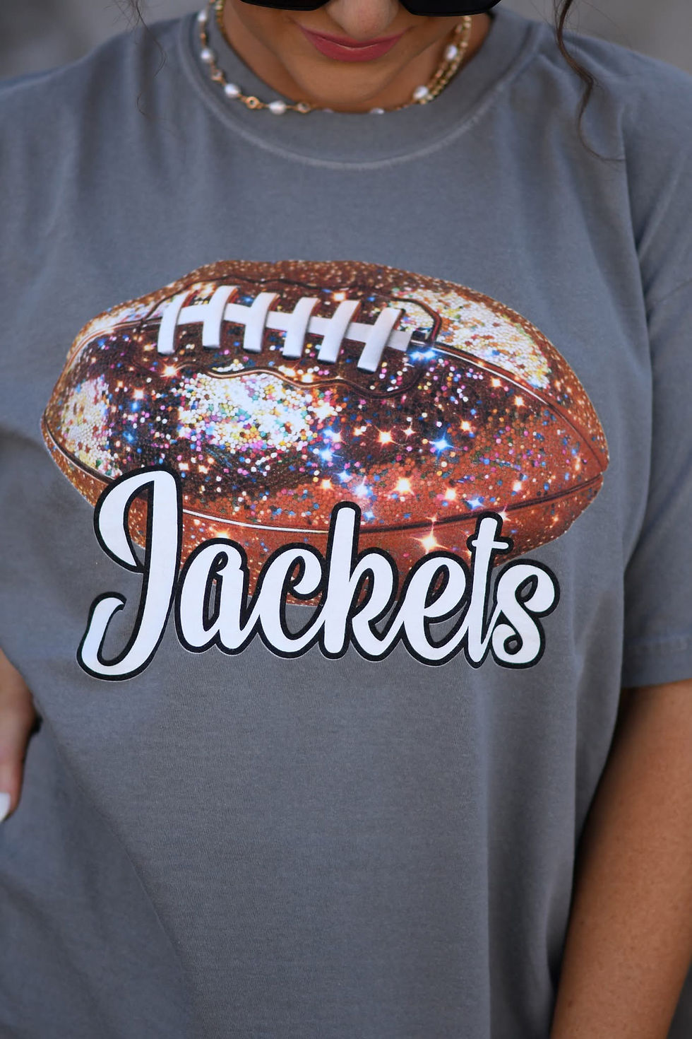 Thumbnail: Custom Faux Glitter Sports Tees
