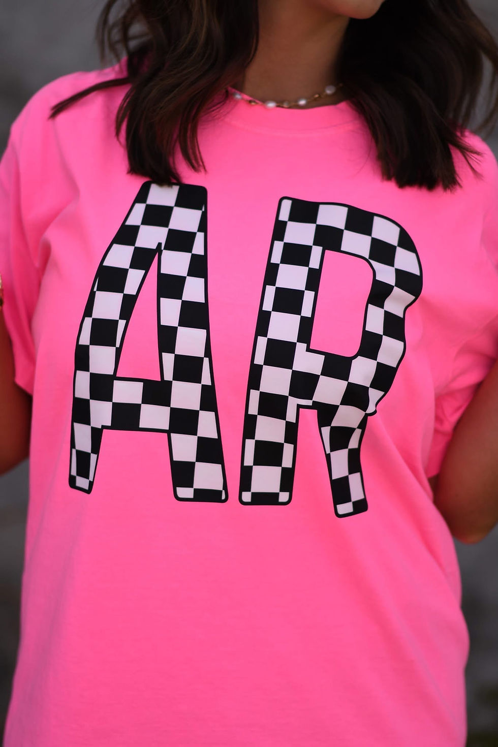 Thumbnail: CHECKERED AR TEE