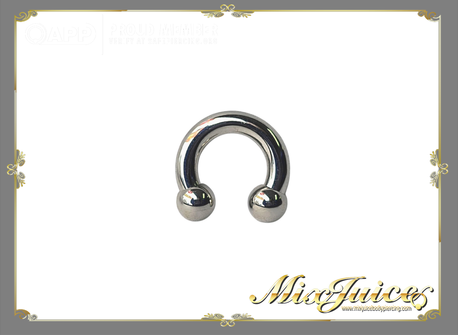 Circular Barbell 8G SS （サーキュラーバーベル　8Ｇ）