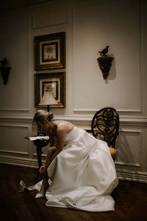 unconventional bride and groom at Cathedral of Christ the King Catholic wedding photos in Buckhead, Georgia