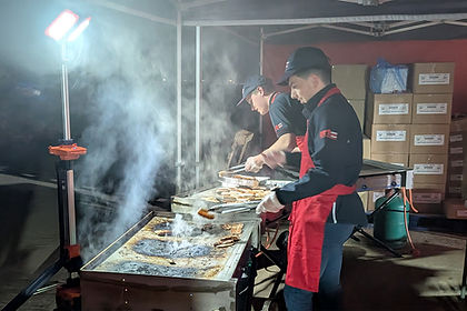 power-2Go's TL-300 at an emergency training event making sure all the night workers are fed and happy.