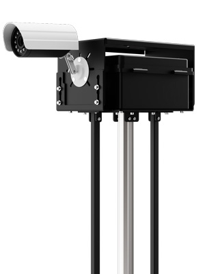 Infrared camera housed on the side of the GD-500 head