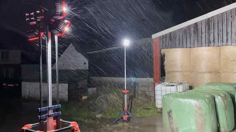 TL-500 Tower Light in the harshest of weather conditions