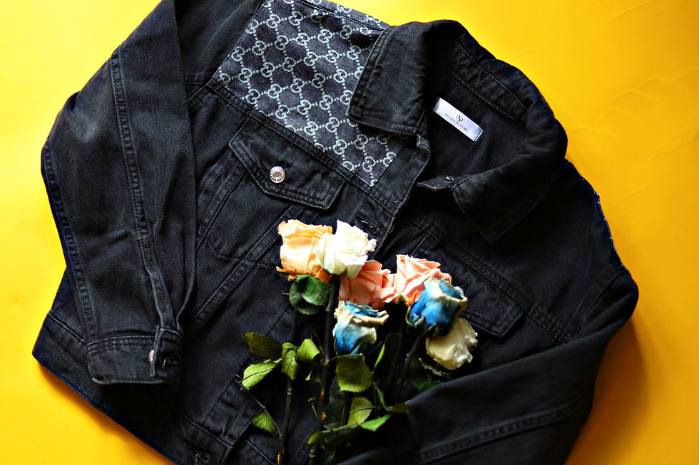 Upcycled GG-Denim Jacket