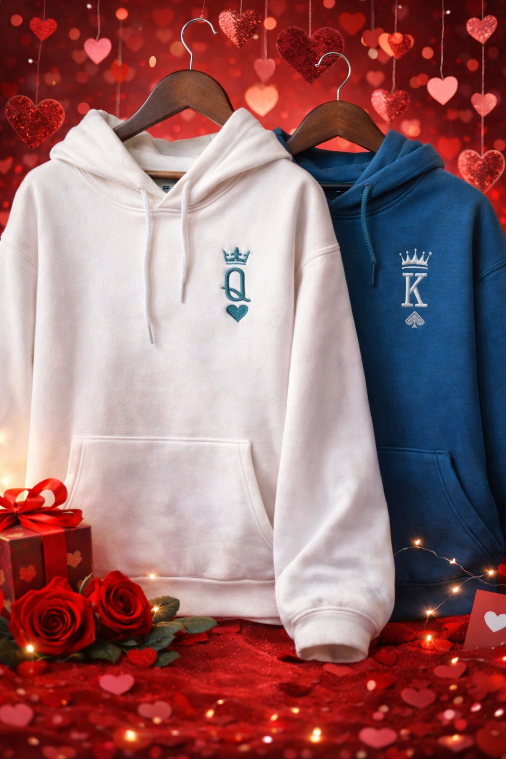 King & Queen Couple Hoodie