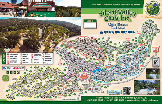 Silent Valley Club Resort Map