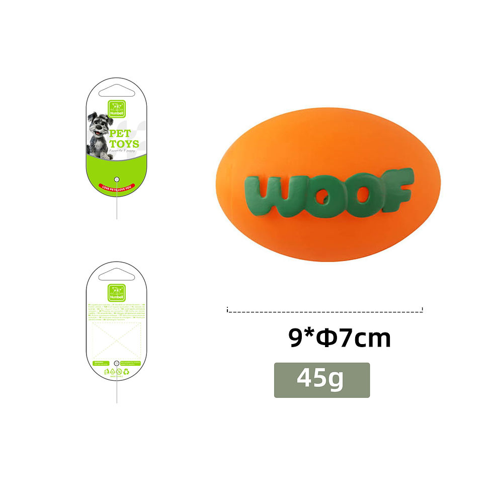 Thumbnail: Durable WOOF Epoxy Pet Chew Toy