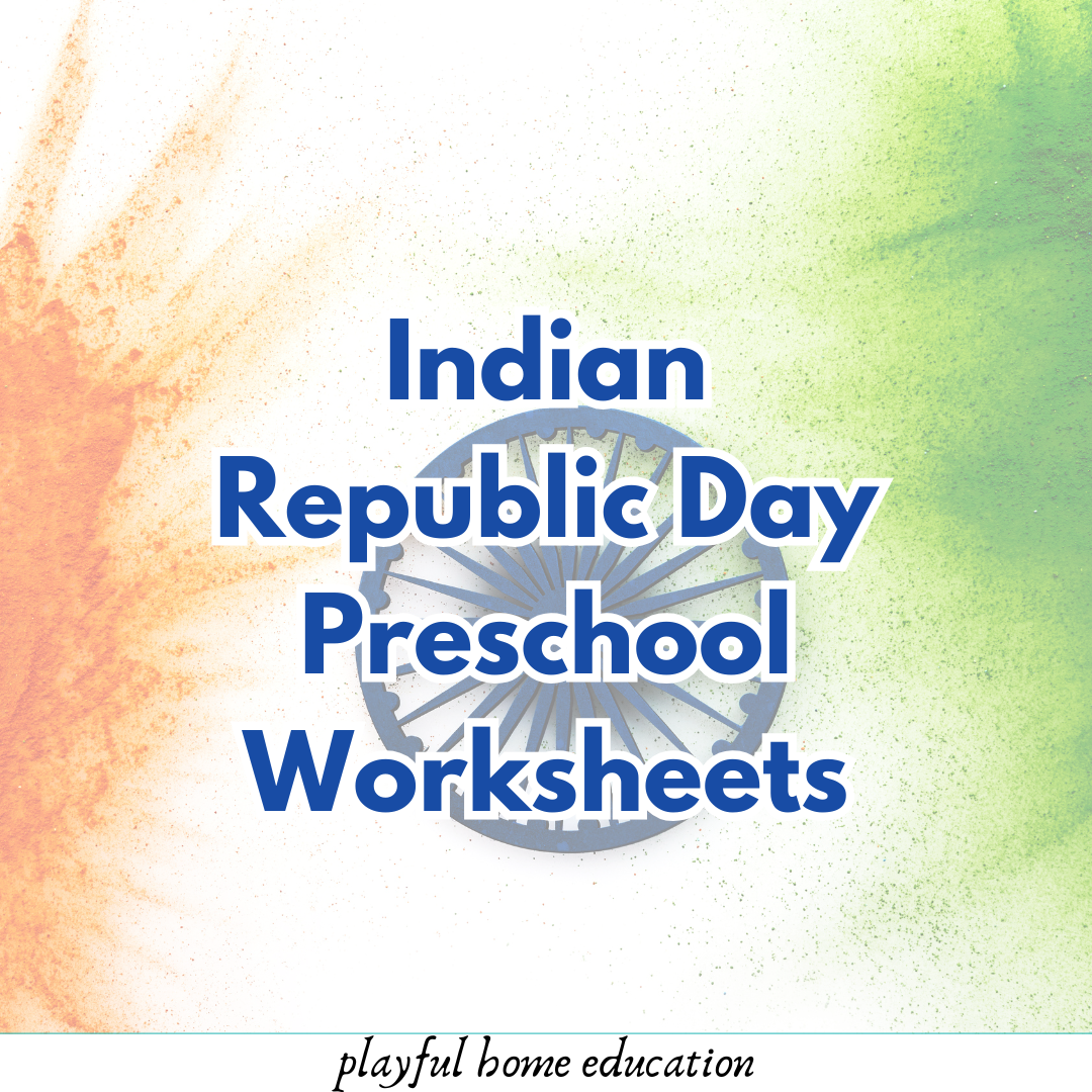Republic Day Worksheets for Preschool Children