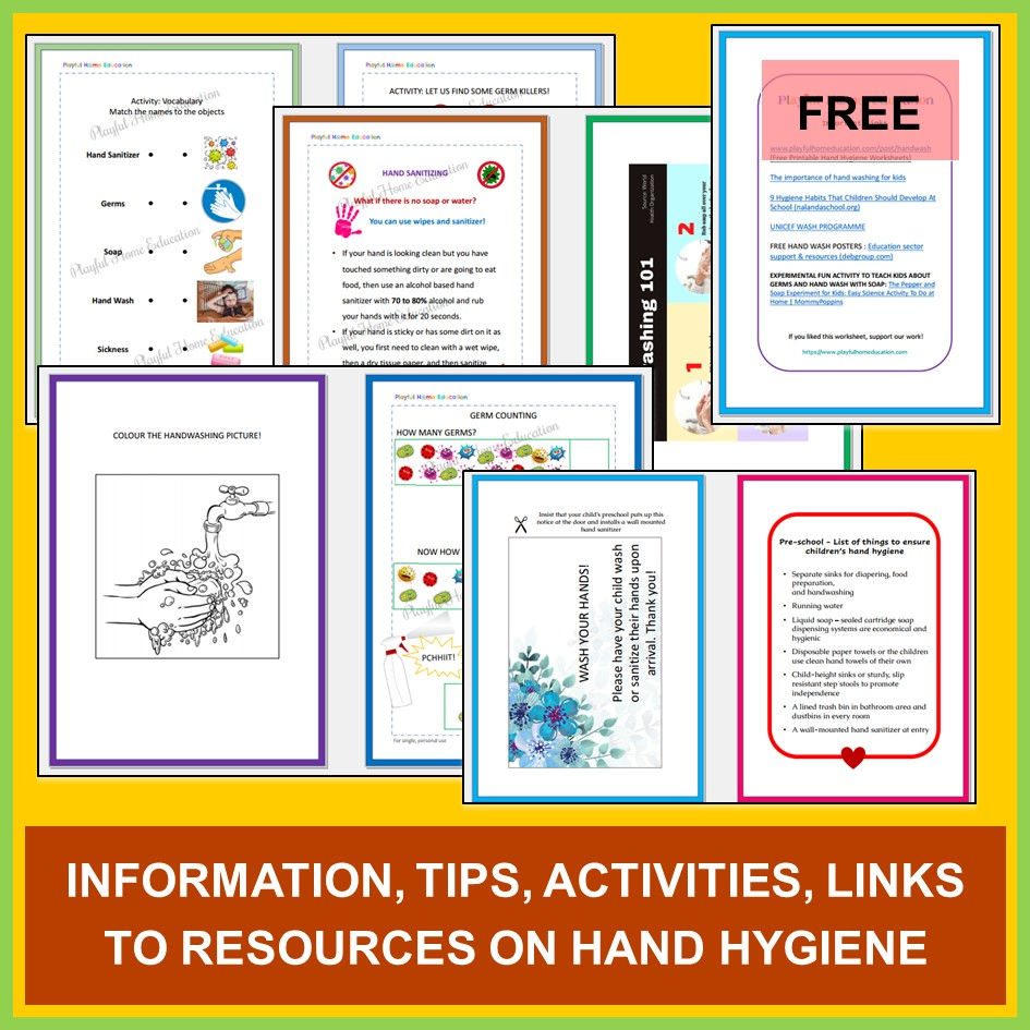 Thumbnail: Hand Hygiene STEM Worksheets for Kids