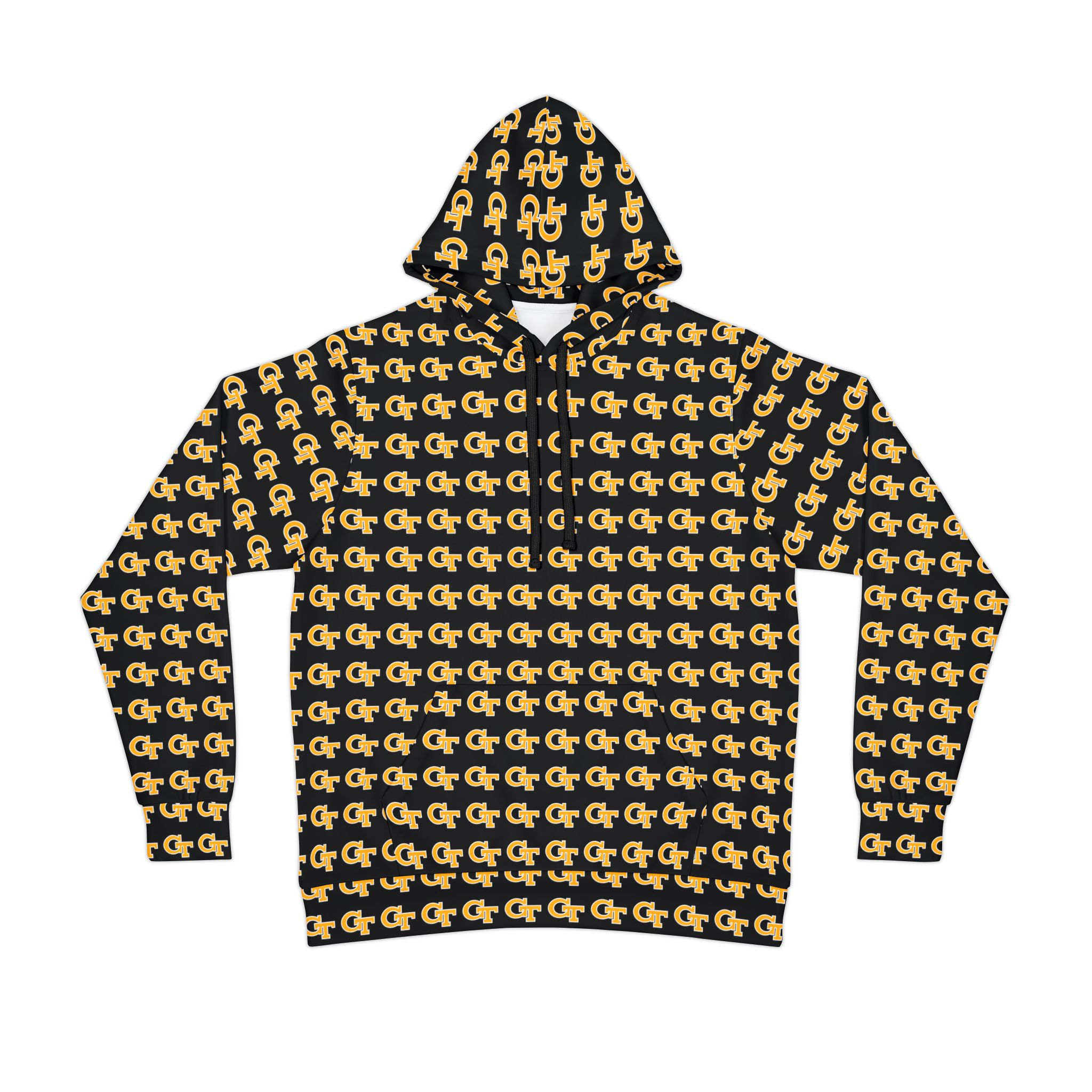 GT Black Athletic Hoodie (AOP)