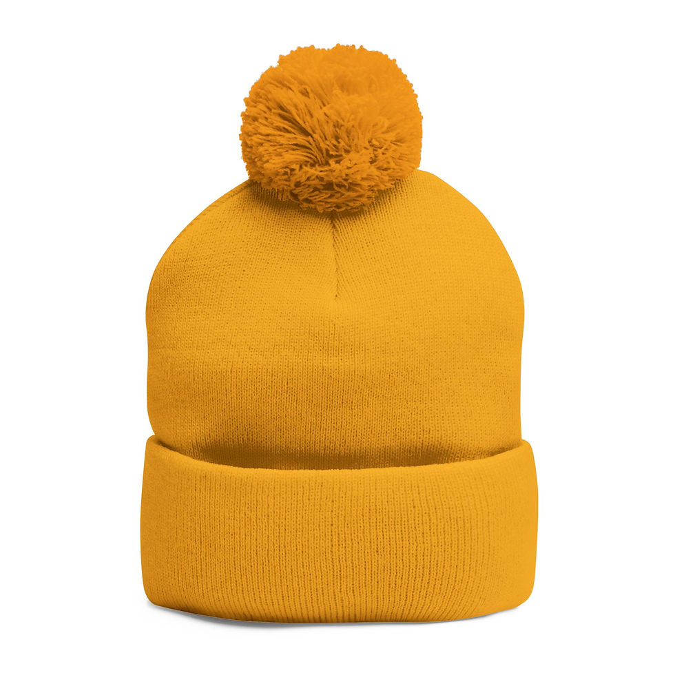 Thumbnail: GTown Pom-Pom Knit Cap (Embroidery)