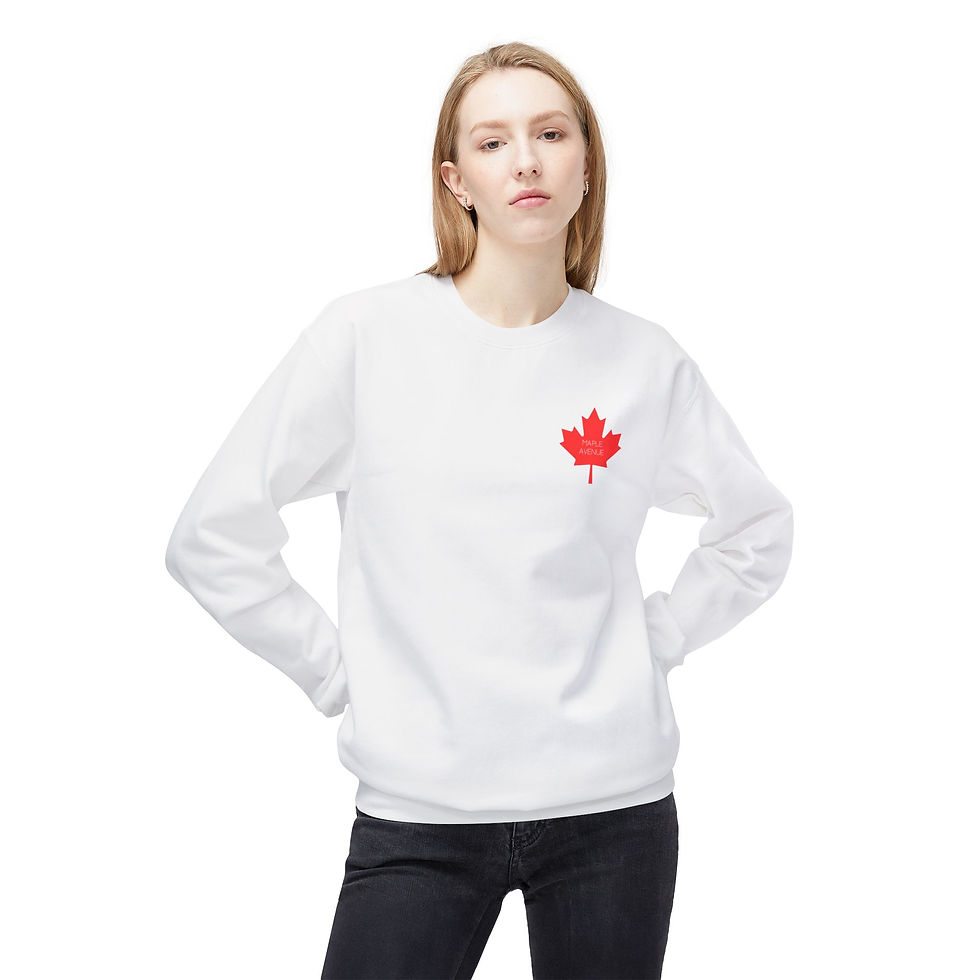 Thumbnail: Maple Tree Unisex Midweight Softstyle Fleece Crewneck Sweatshirt