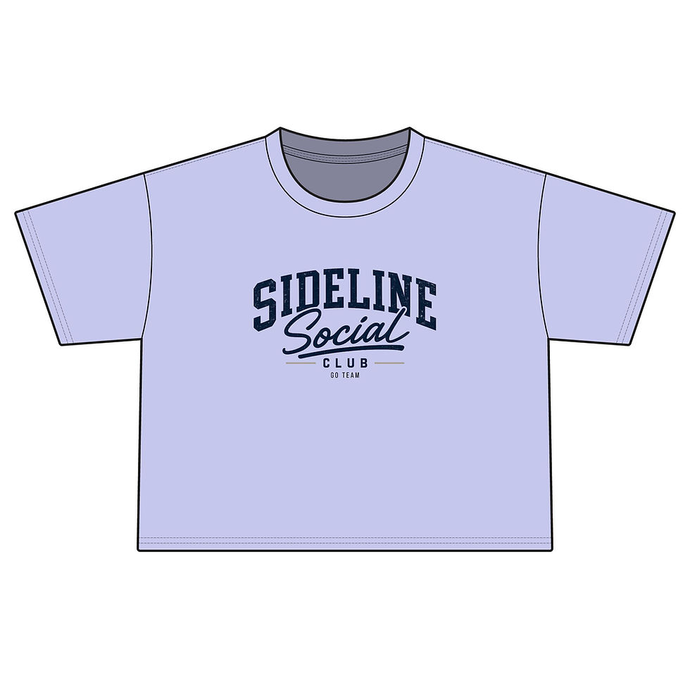 Thumbnail: Sideline Social Club Women's Heavyweight Boxy Tee