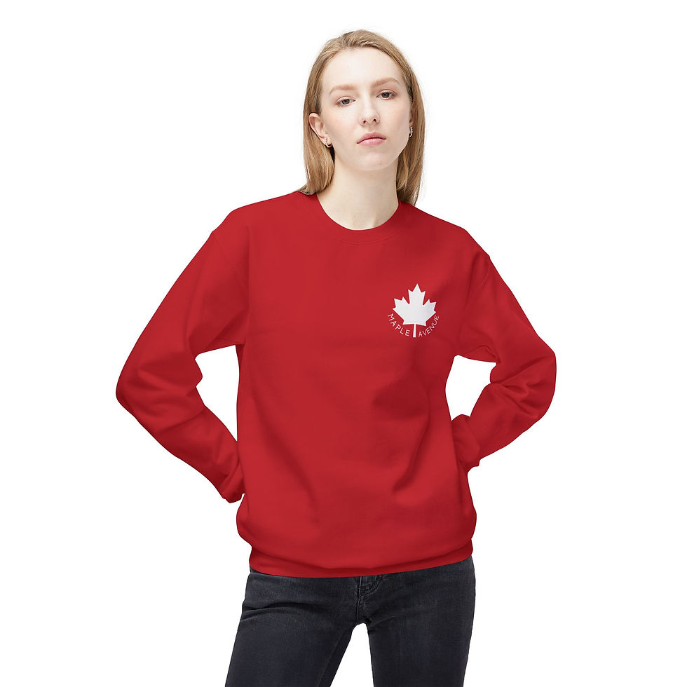 Thumbnail: Maple Tree Unisex Midweight Softstyle Fleece Crewneck Sweatshirt
