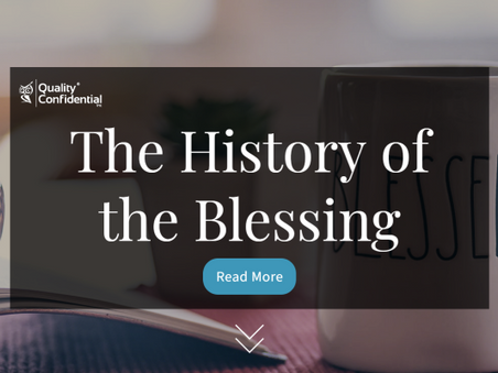 The History of the Blessing