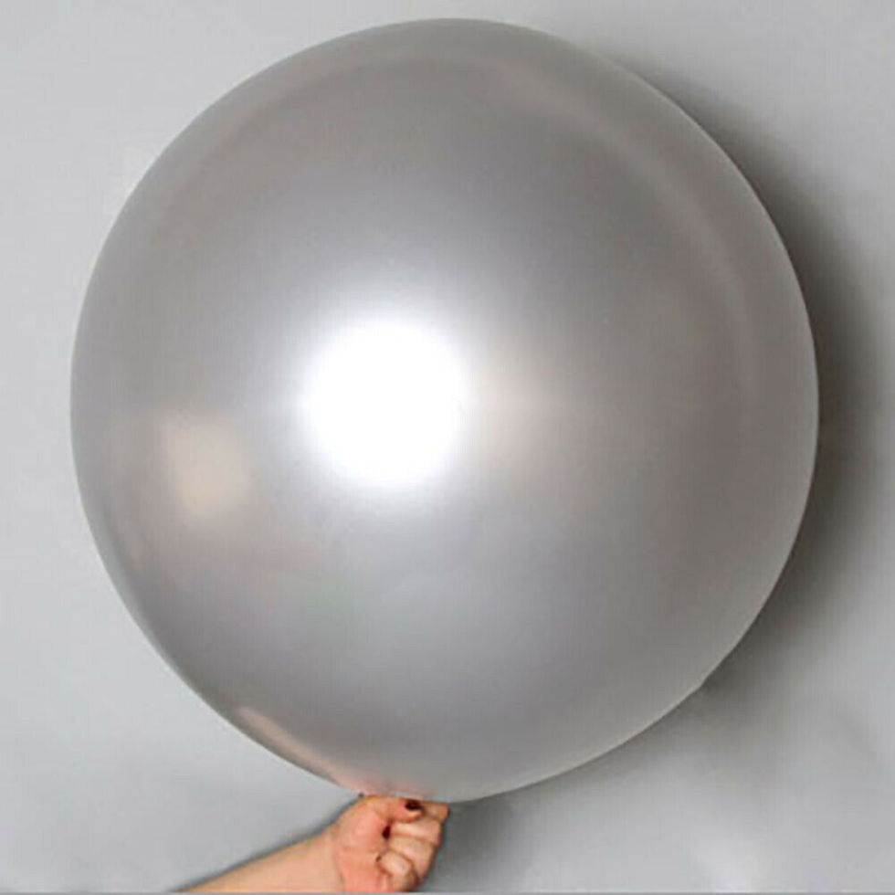 Thumbnail: OVERSIZED 34 " LATEX BALLOON w/ TASSELS
