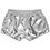 Thumbnail: Silver Metallic Shorts