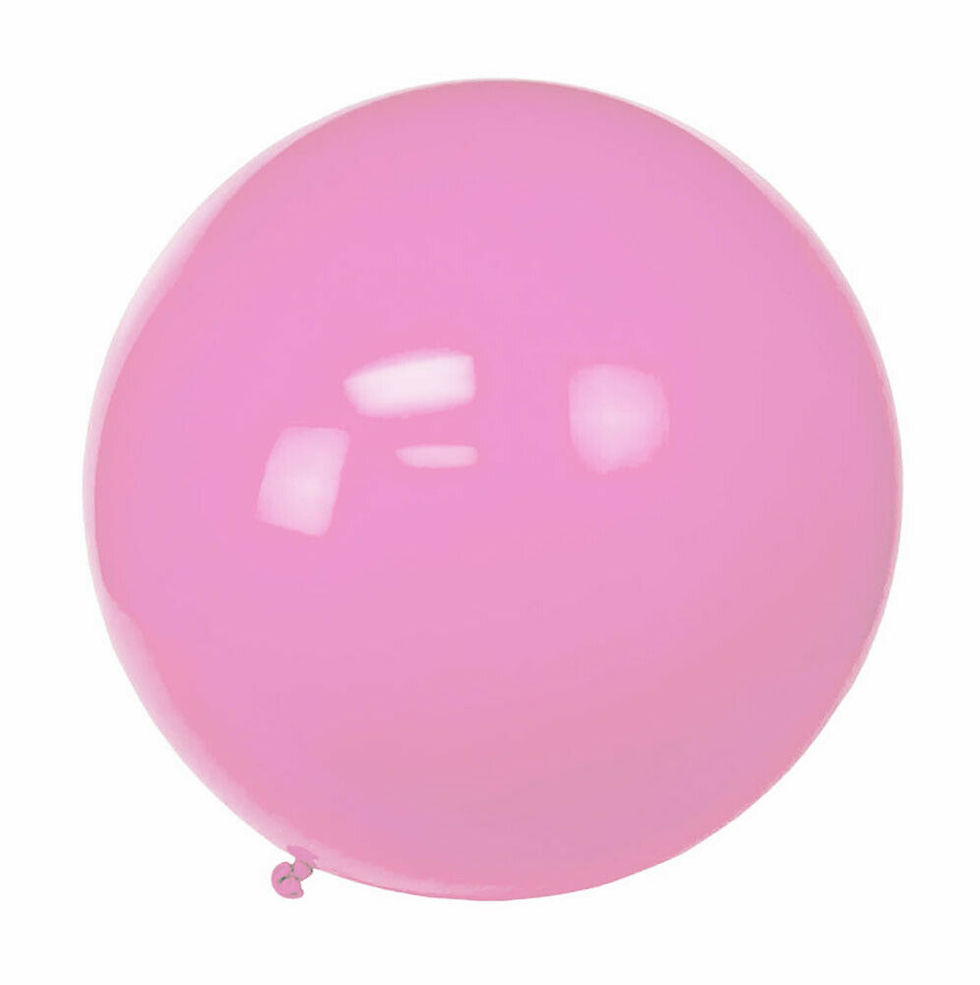 Thumbnail: OVERSIZED 34 " LATEX BALLOON w/ TASSELS