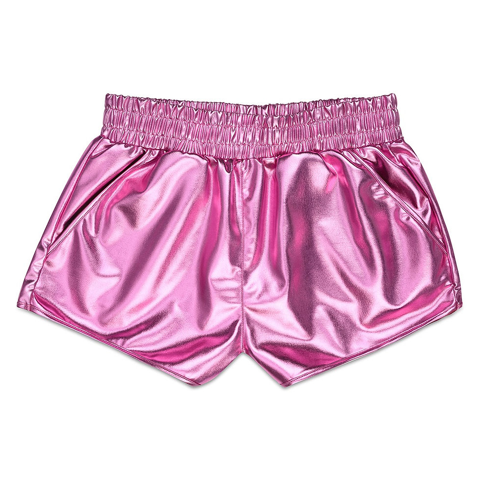 Thumbnail: Silver Metallic Shorts