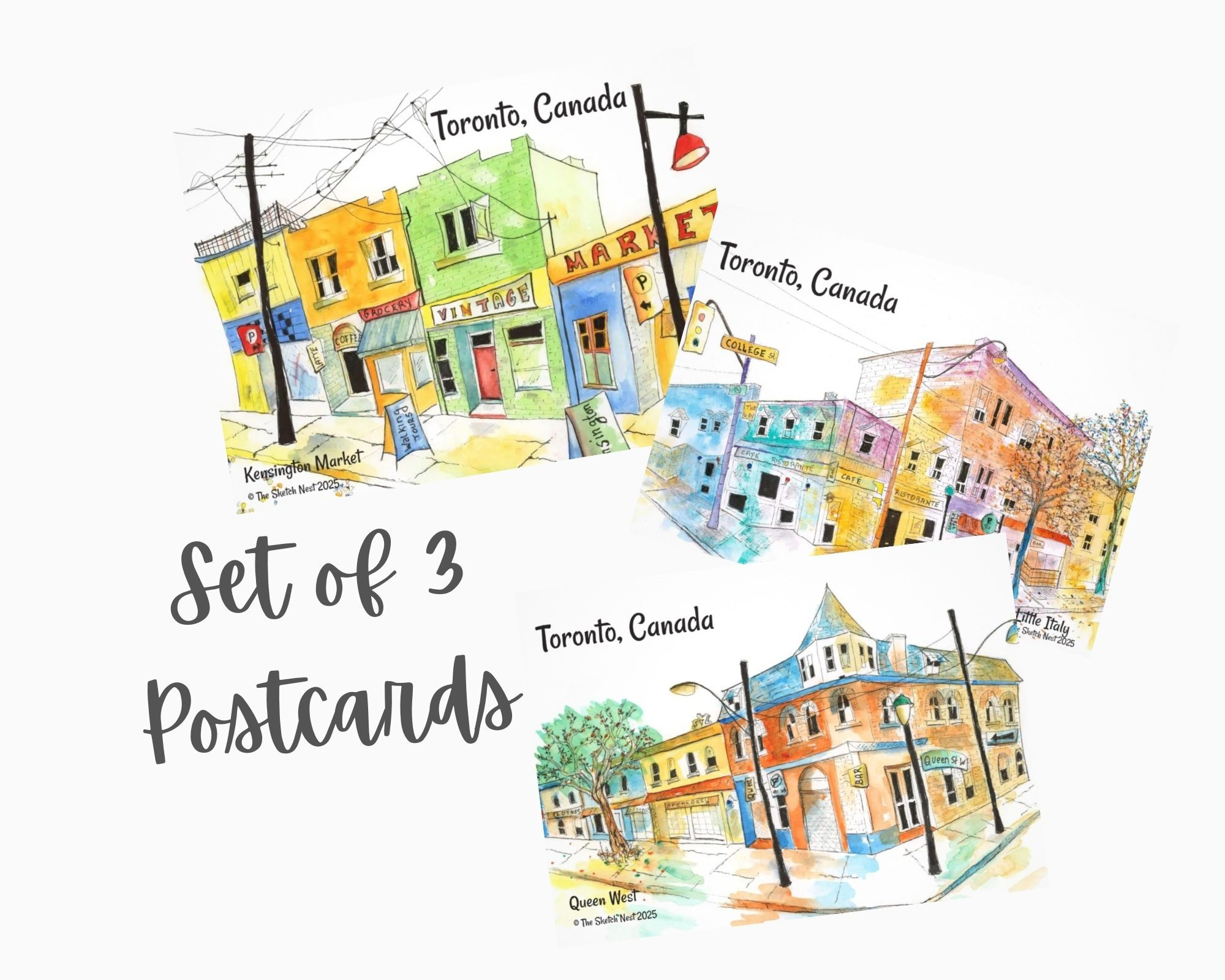 Toronto Westside Vibes Postcard Set
