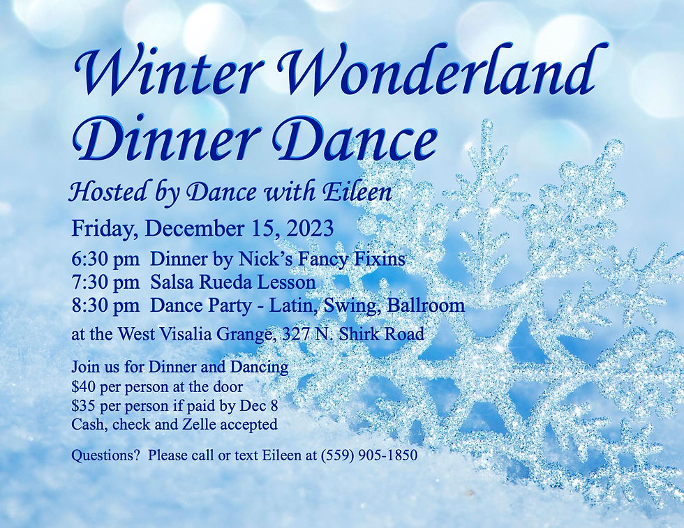 Winter Wonderland Dinner Dance
