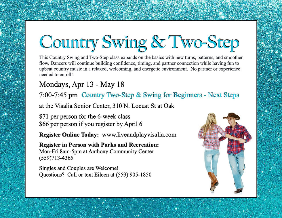Country Swing and Two-Step for Beginners - Next Steps